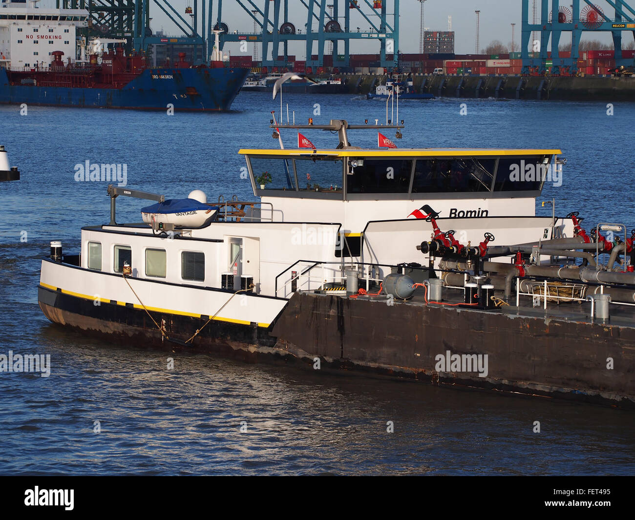 Vantage (nave, 2010) ENI 02332792 porto di Anversa pic4 Foto Stock