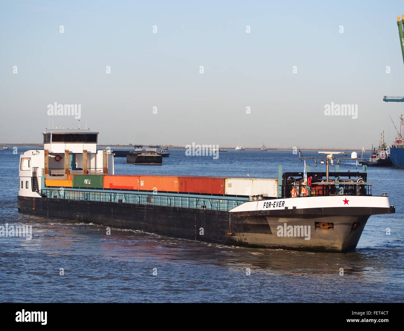 For-Ever (nave, 2012) ENI 02334650 porto di Anversa pic6 Foto Stock