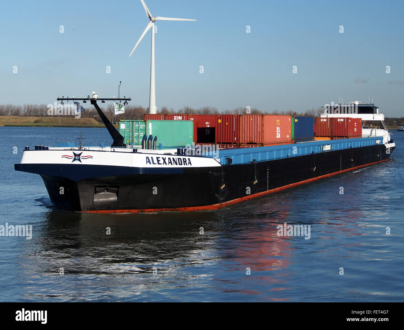 Alexandra (nave, 2010) ENI 02332975 Berendrechtsluis, porto di Anversa pic1 Foto Stock