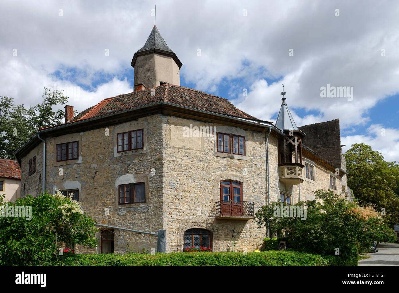 Castello, Krautheim, Baden-Württemberg, Germania Foto Stock