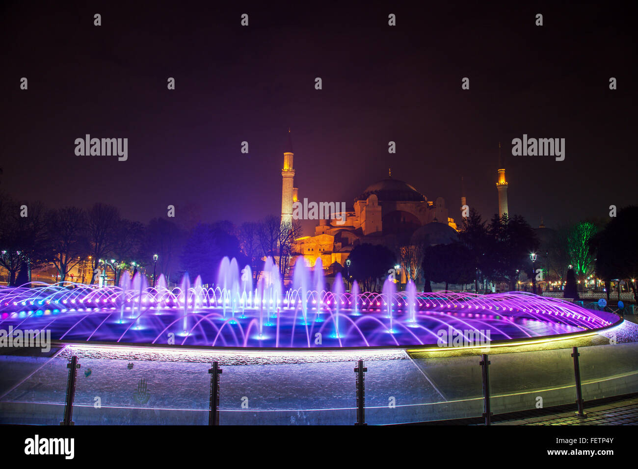 Hagia Sophia moschea di Istanbul, Turchia Foto Stock