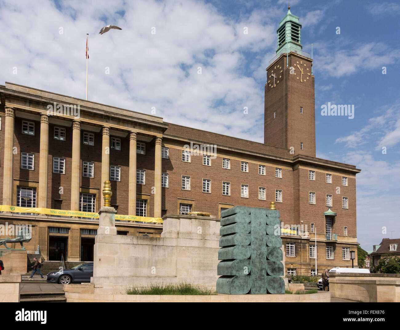 Norwich City Hall, Norfolk, Regno Unito Foto Stock