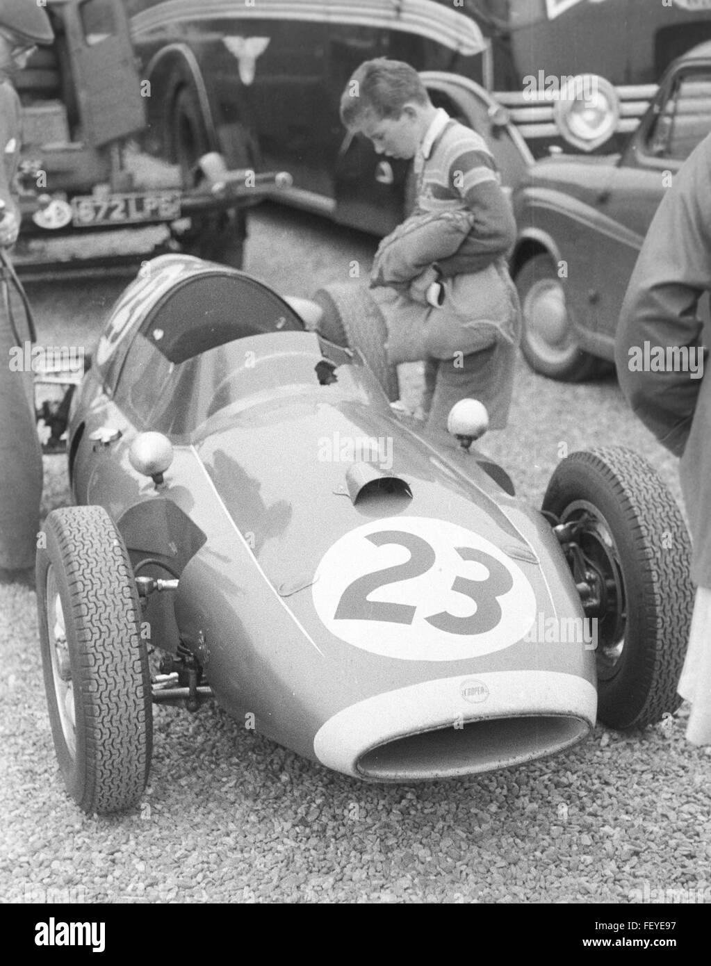 AA 5641. Silverstone, Buckinghamshire, British Grand Prix 1960, Inghilterra Foto Stock