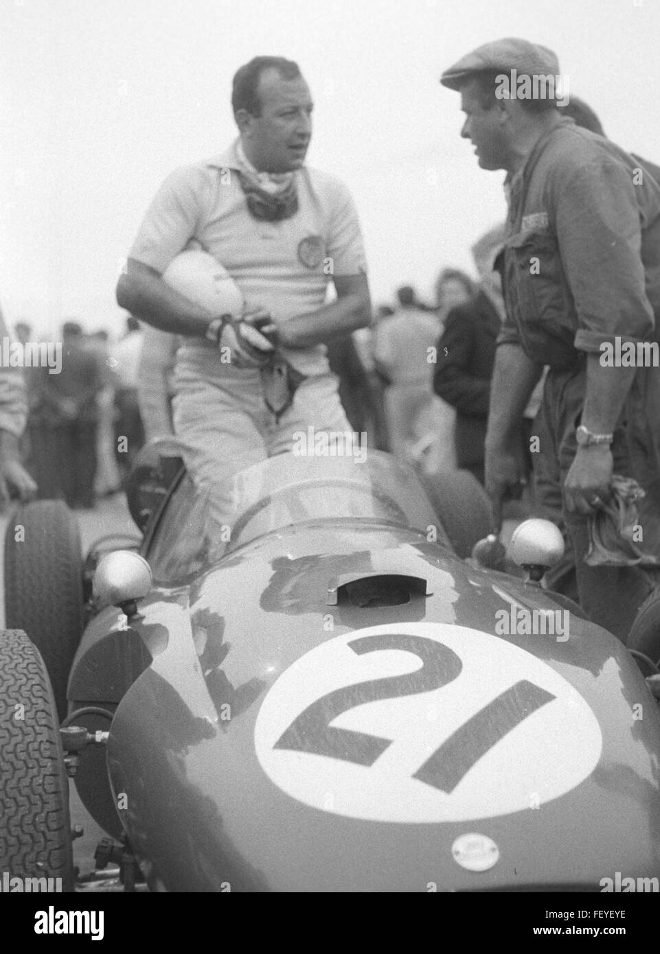 AA 5643. Silverstone, Buckinghamshire, British Grand Prix 1960, Inghilterra Foto Stock