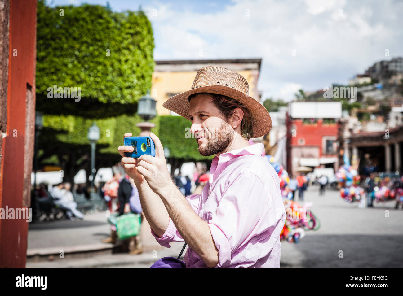 Rendendo la foto a San Miguel De Allende, Messico Foto Stock