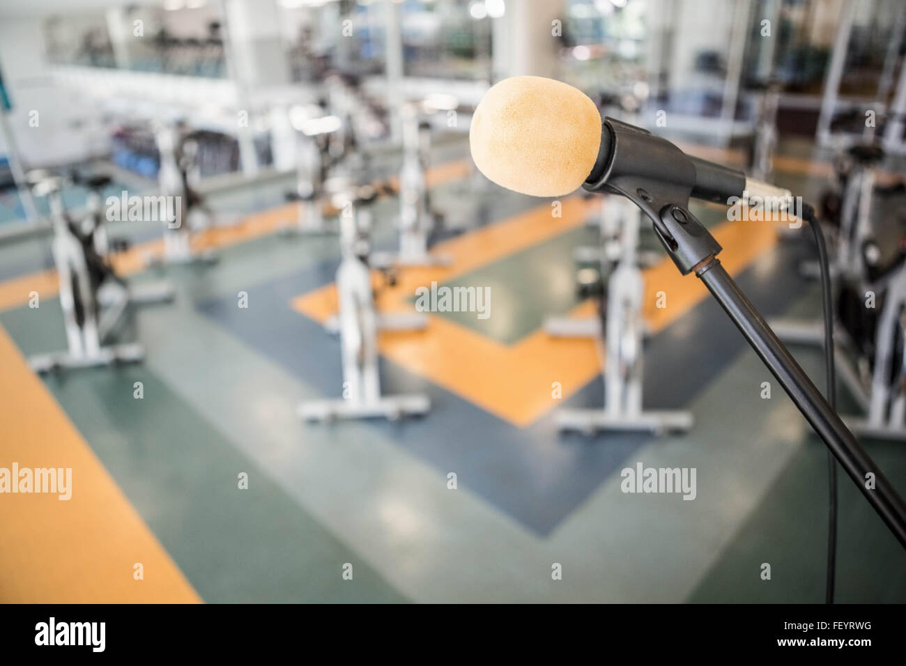 Palestra con n. di persone Foto Stock