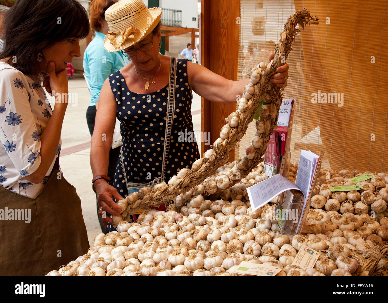 Festival di verdura. Tudela. La Navarra. Spagna Foto Stock