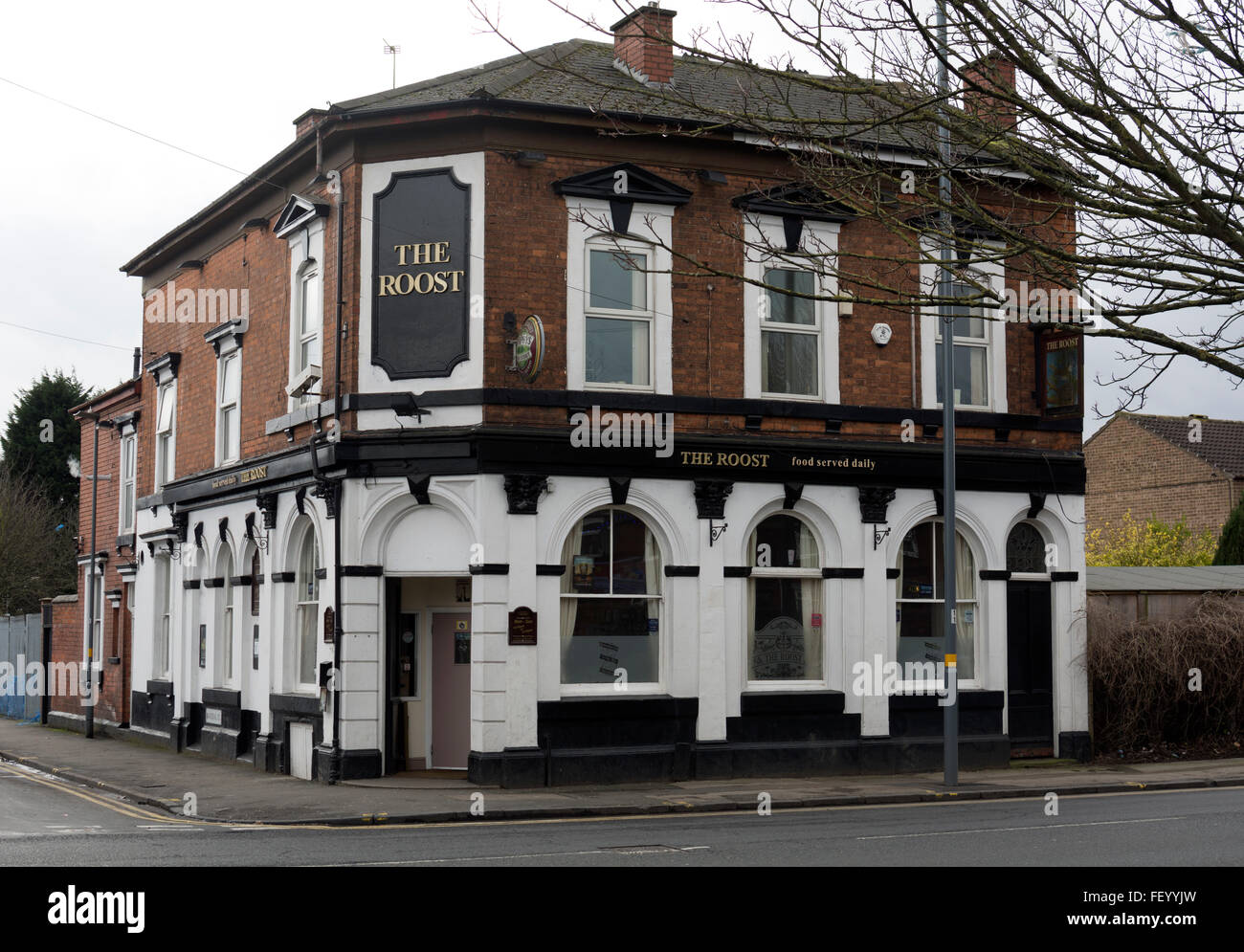 Il posatoio pub, Bordesley Village, Birmingham, Regno Unito Foto Stock