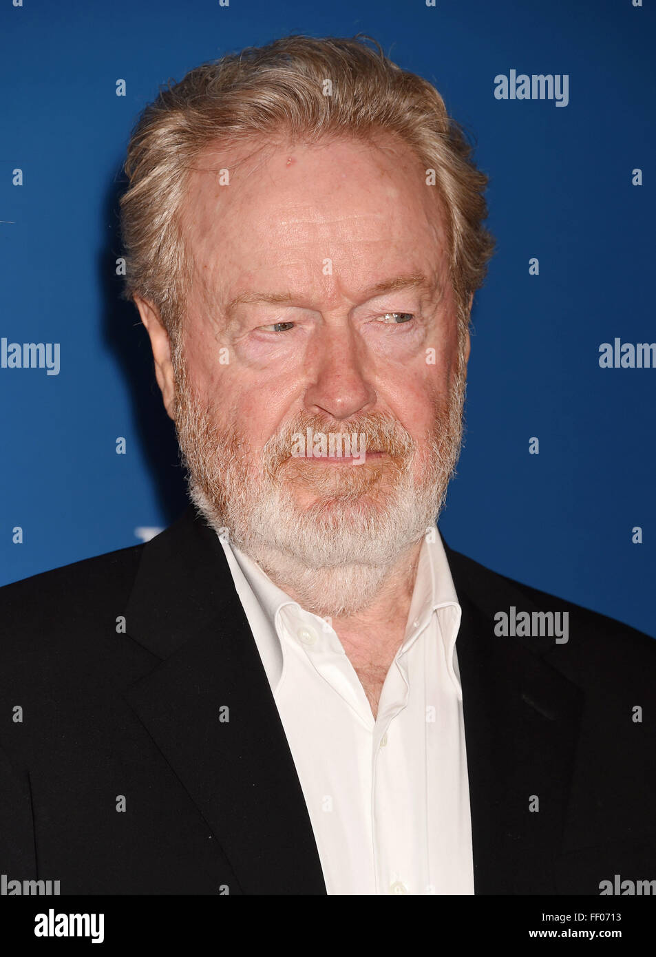 RIDLEY SCOTT noi regista nel febbraio 2016. Foto di Jeffrey Mayer Foto Stock