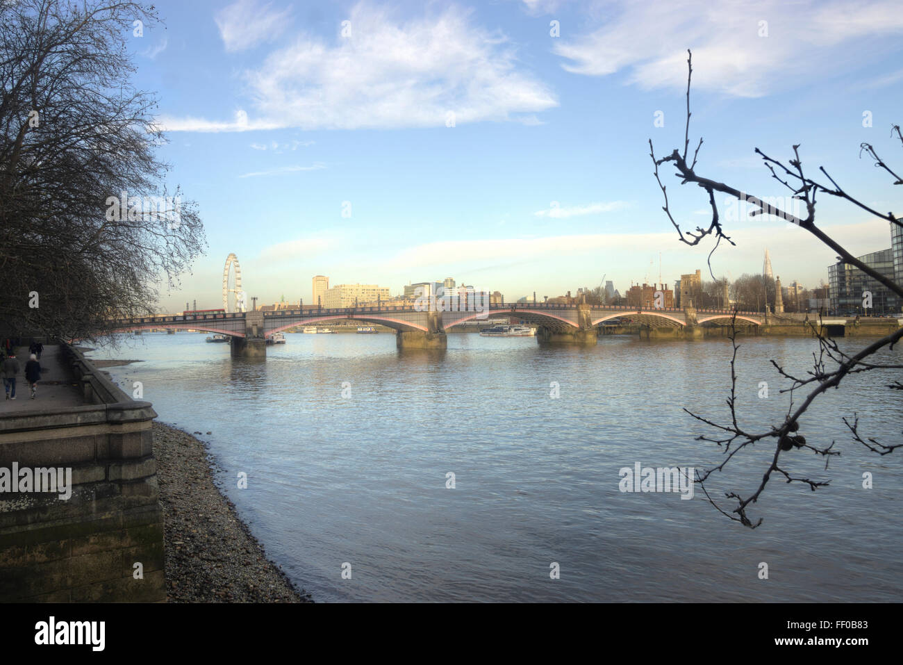 Lambeth Bridge, Thames di Fiume Foto Stock