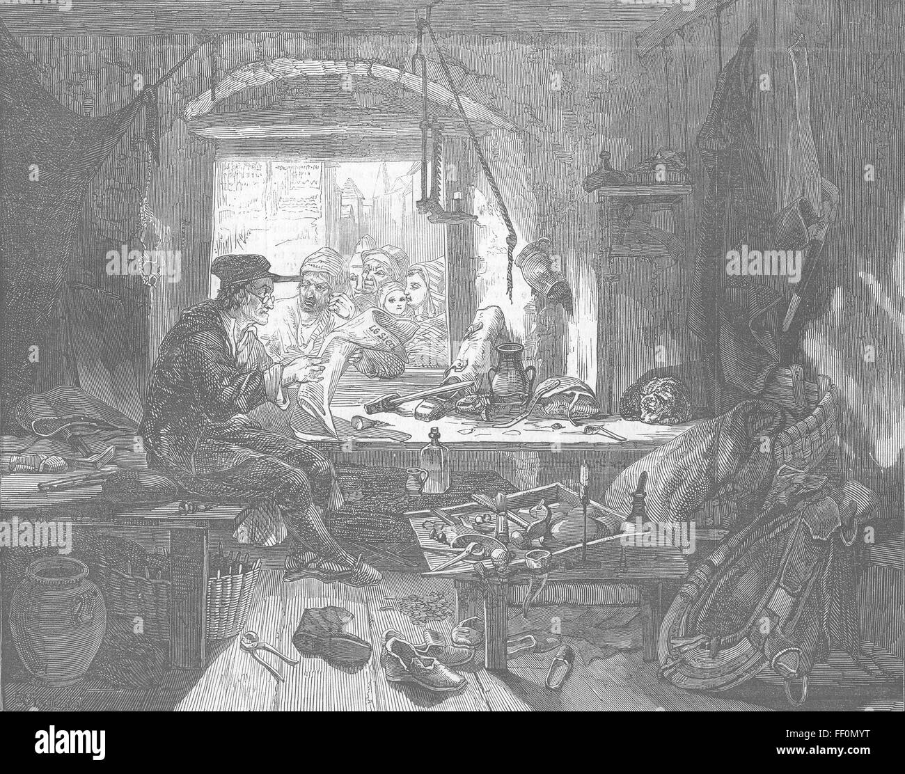 Francia Exhibition Parigi, 1848 1849. Illustrated London News Foto Stock