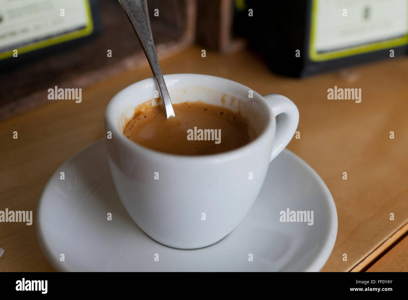 Tazza di caffè espresso - USA Foto Stock