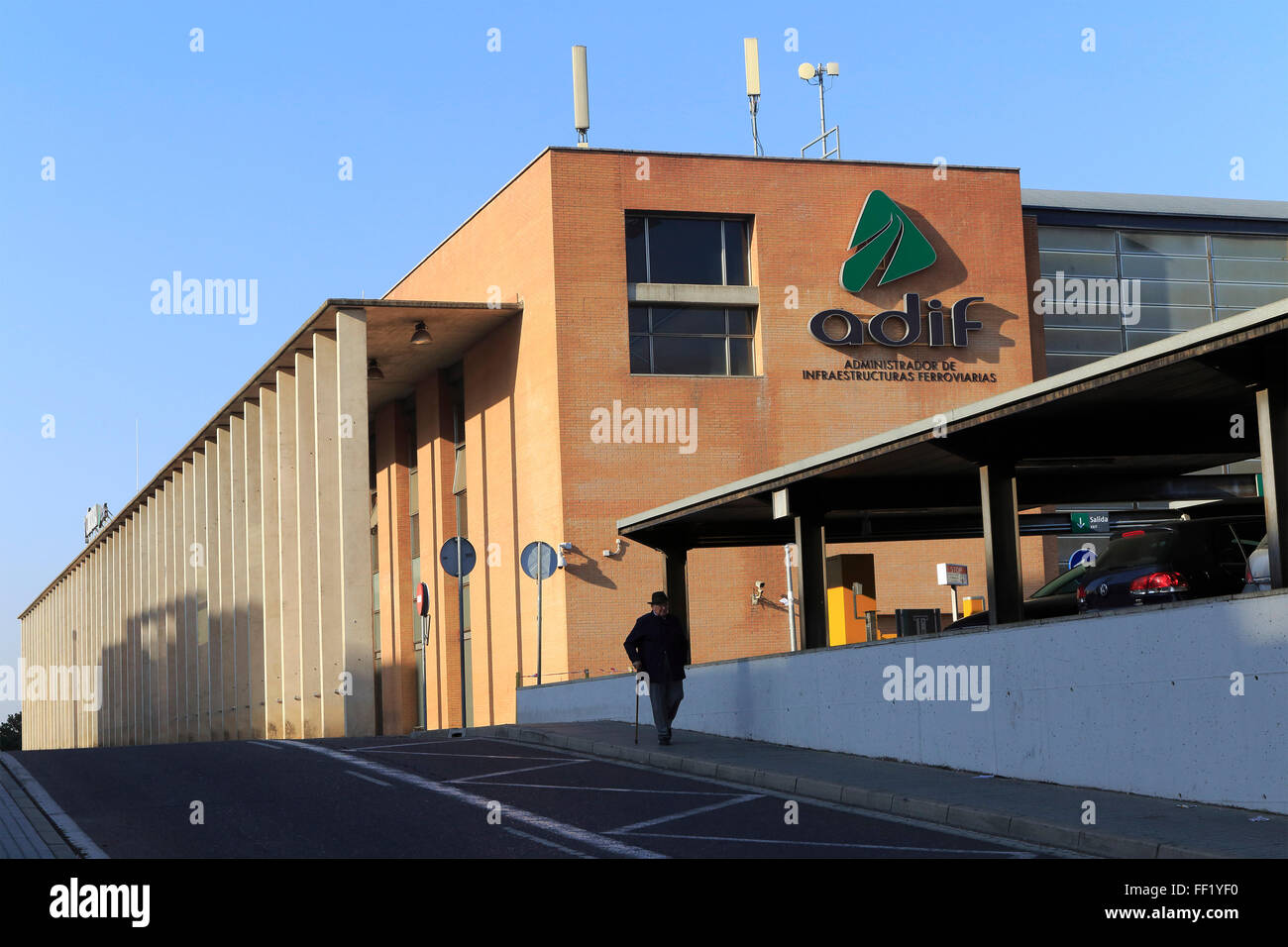 Stazione ferroviaria Edificio, Cordoba, Spagna Foto Stock