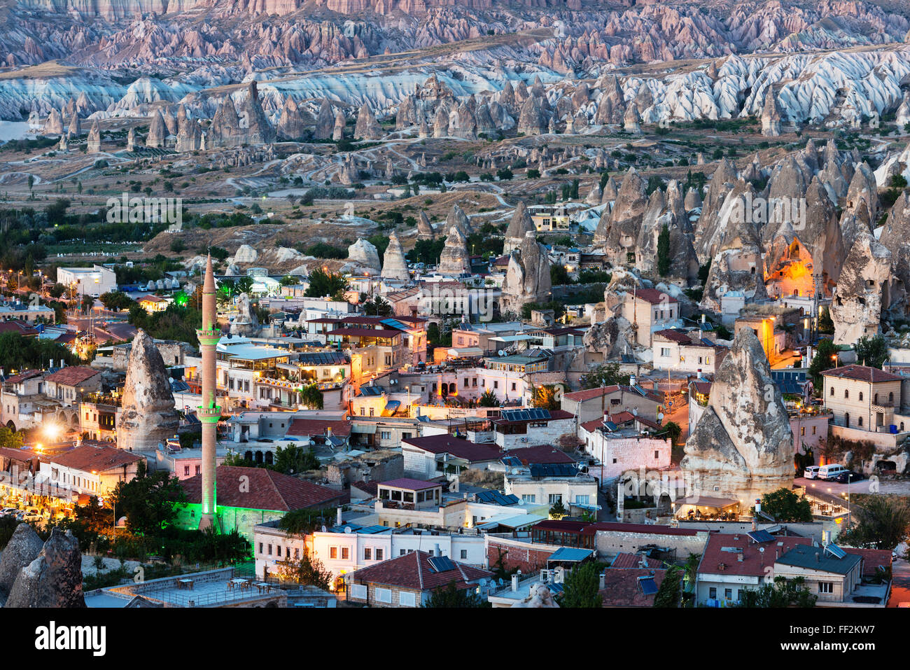 RMandscape a Goreme, WorRMd UNESCO Patrimonio dell'Umanità, Goreme, Cappadocia, AnatoRMia, Turchia, Asia Minore, Eurasia Foto Stock