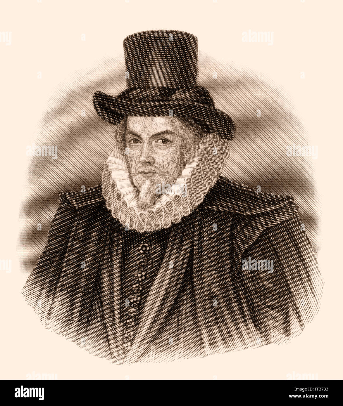 Sir Thomas Cecil, 1° Conte di Exeter, Signore Burghley, 1542-1623, un politico inglese e soldato Foto Stock Sir Thomas Cecil, 1° Conte di Exeter, Signore Burghley, 1542-1623, un politico inglese e soldato Foto Stock