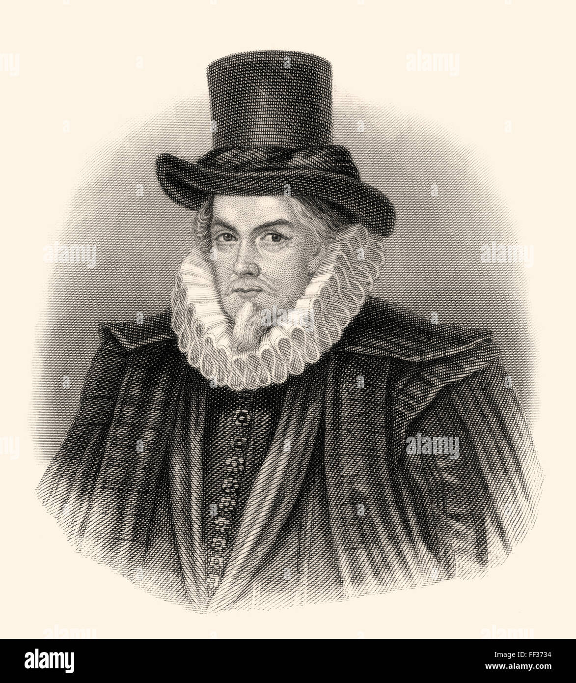 Sir Thomas Cecil, 1° Conte di Exeter, Signore Burghley, 1542-1623, un politico inglese e soldato Foto Stock Sir Thomas Cecil, 1° Conte di Exeter, Signore Burghley, 1542-1623, un politico inglese e soldato Foto Stock