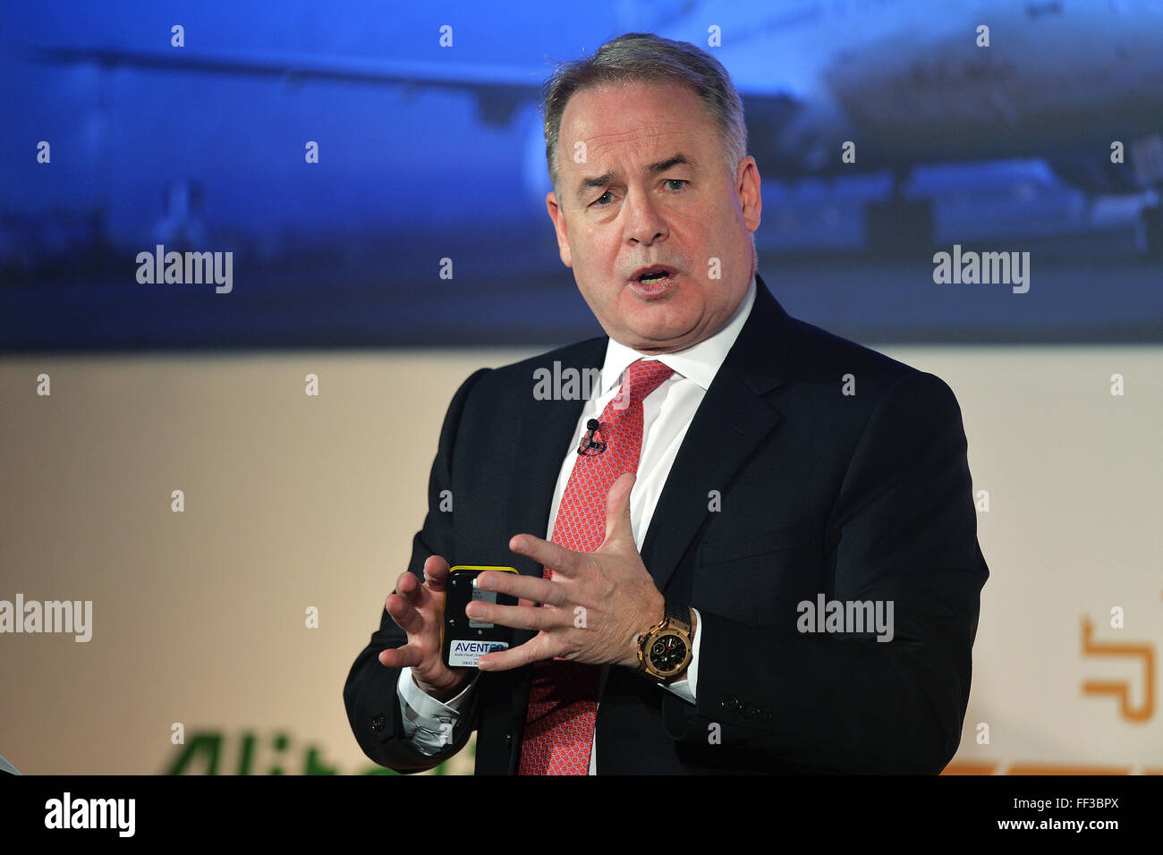 James Hogan, presidente e chief executive officer di Etihad Aviation Group e Vice Presidente di Alitalia Roma 20-01-2015 St. R Foto Stock