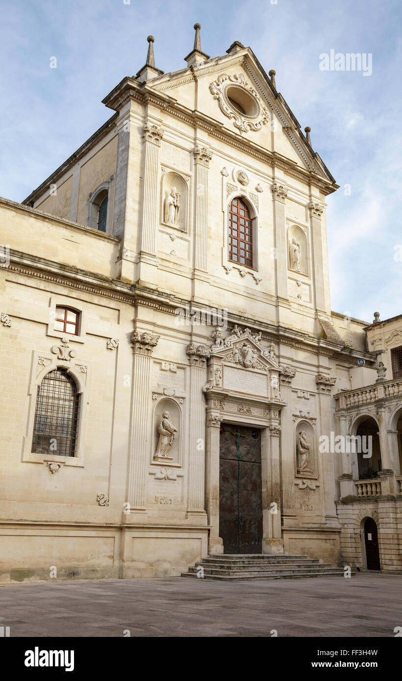 Cattedrale, Lecce, Puglia, Italia Foto Stock