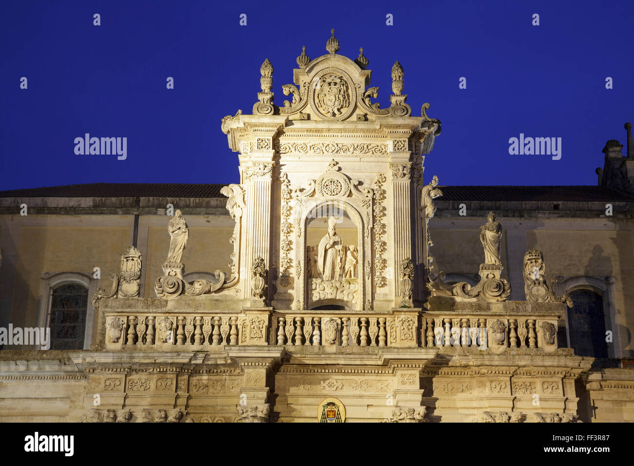 Cattedrale, Lecce, Puglia, Italia Foto Stock