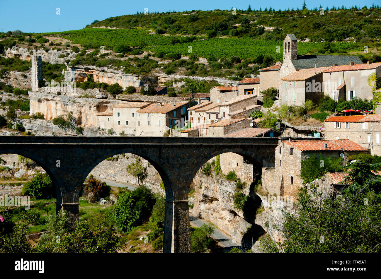 Minerve Village - Francia Foto Stock