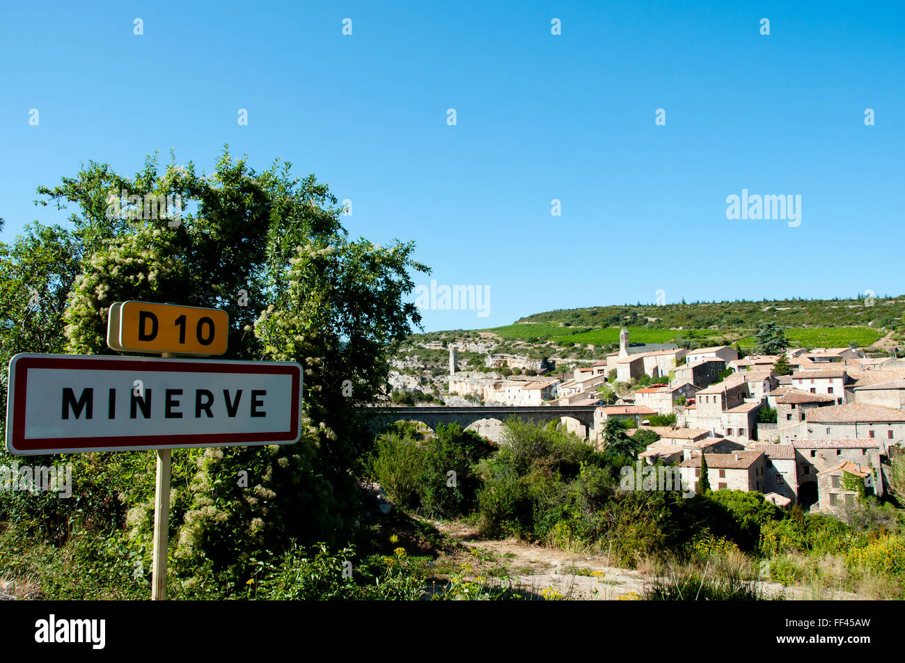 Minerve Village - Francia Foto Stock
