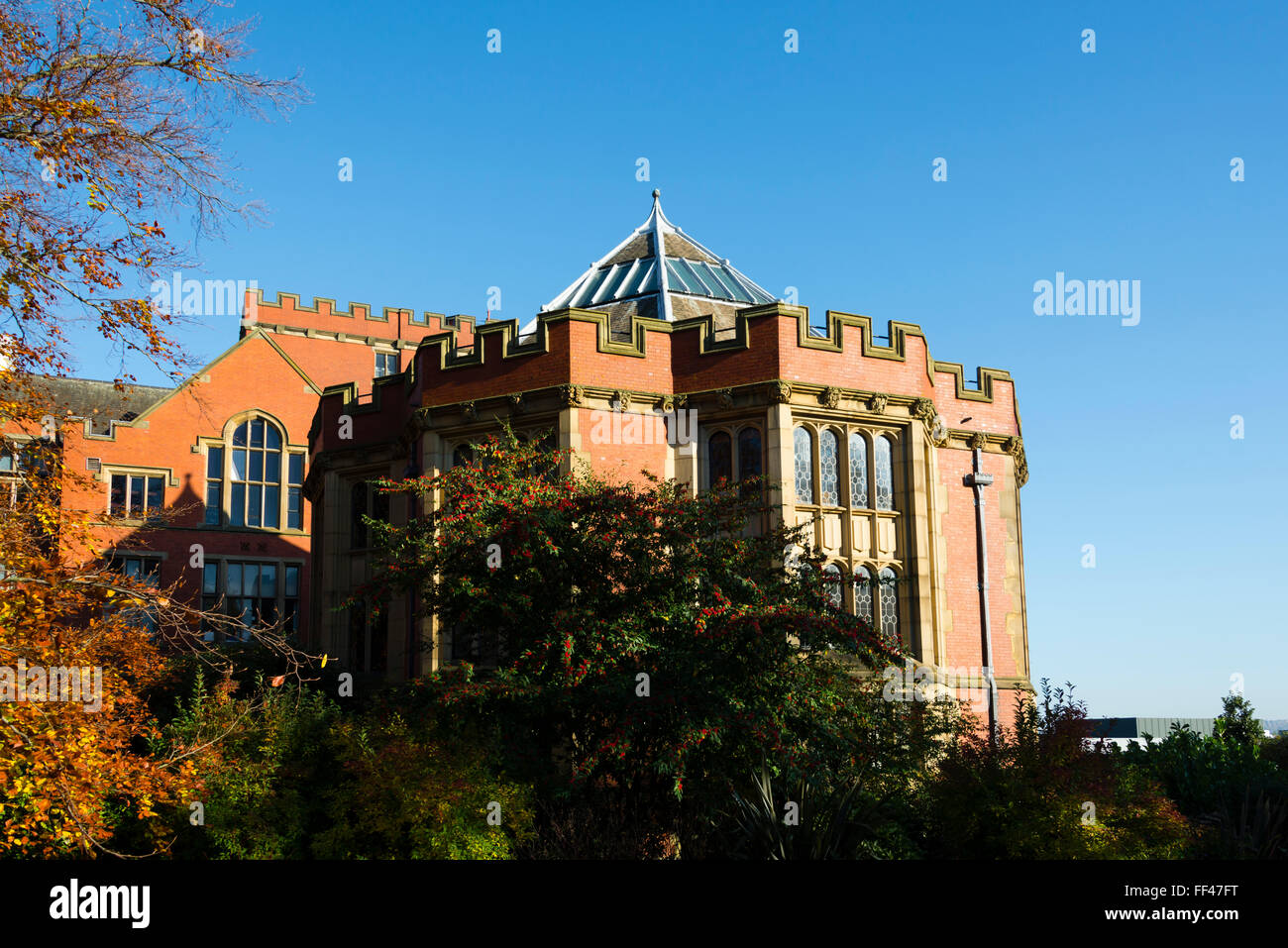 Firth Corte, l'Università di Sheffield, Sheffield South Yorkshire, Inghilterra. Foto Stock