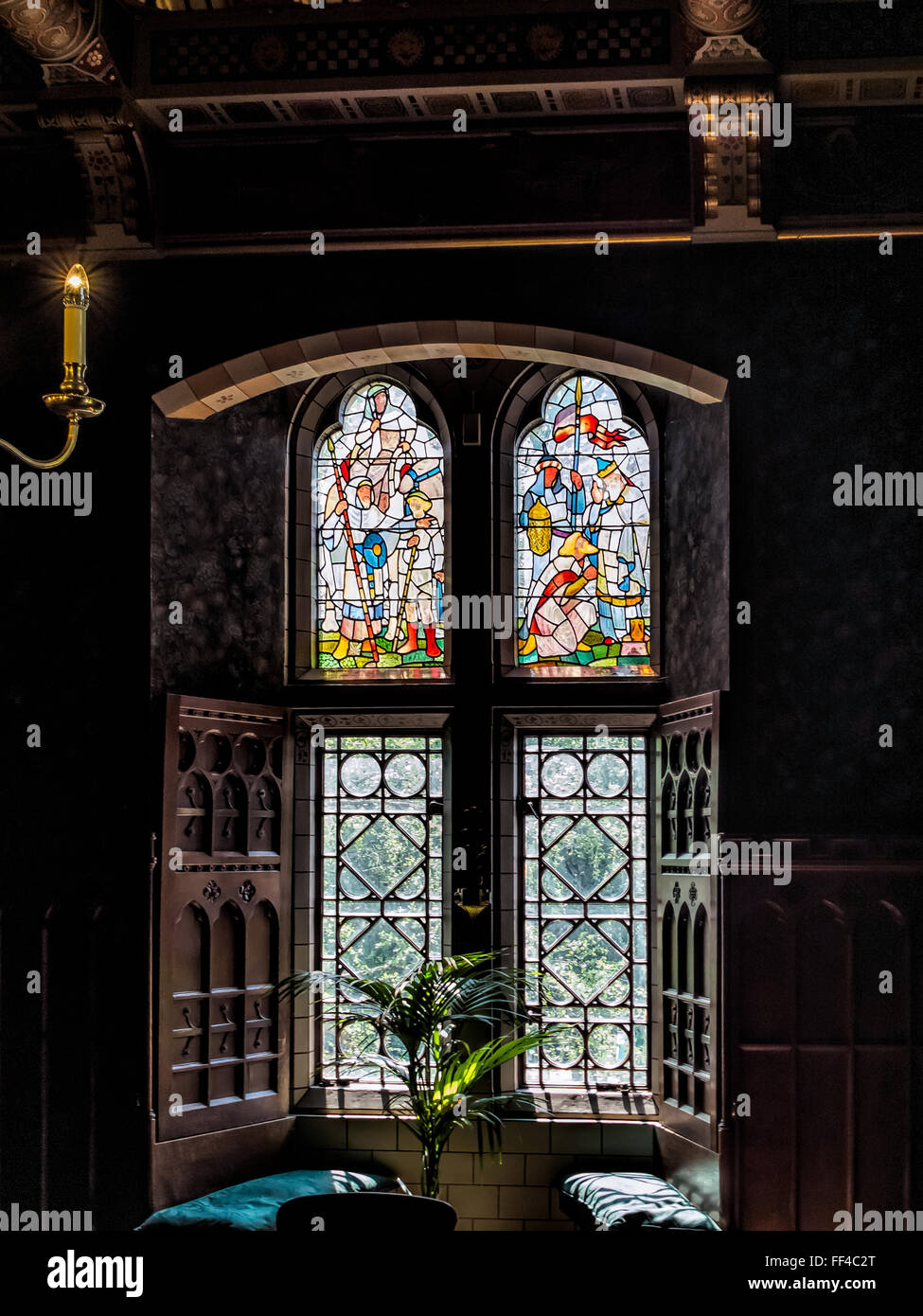 Cardiff Castle Apartments Foto Stock