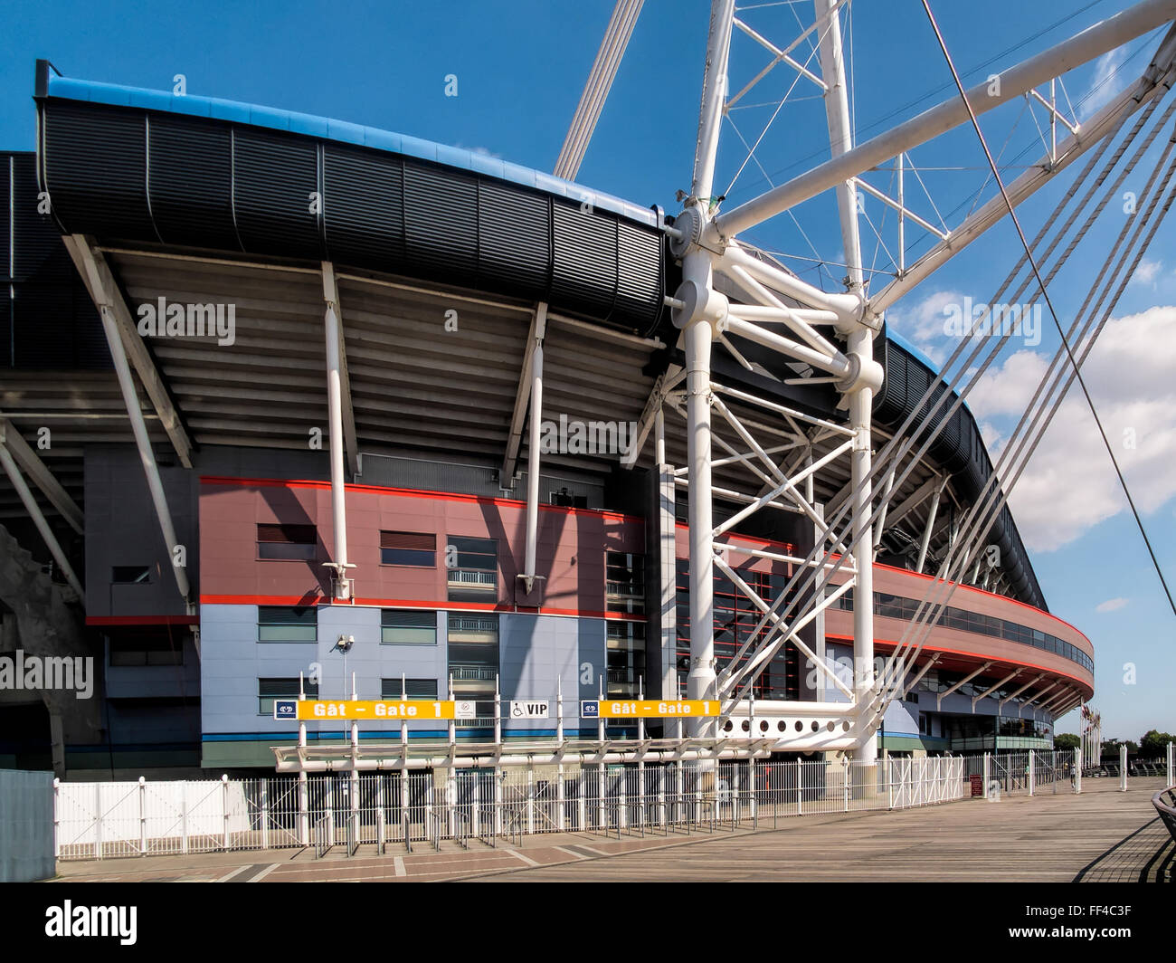 Il Millennium Stadium di Cardiff Arms Park Foto Stock