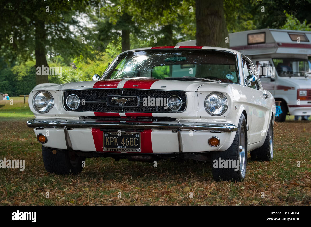 Ford Mustang, American Club Auto sale riunioni Foto Stock