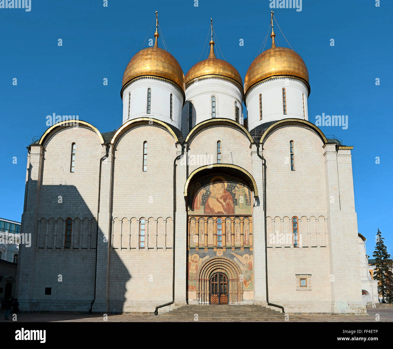 Chiese ortodosse nel Cremlino di Mosca in Russia Foto Stock
