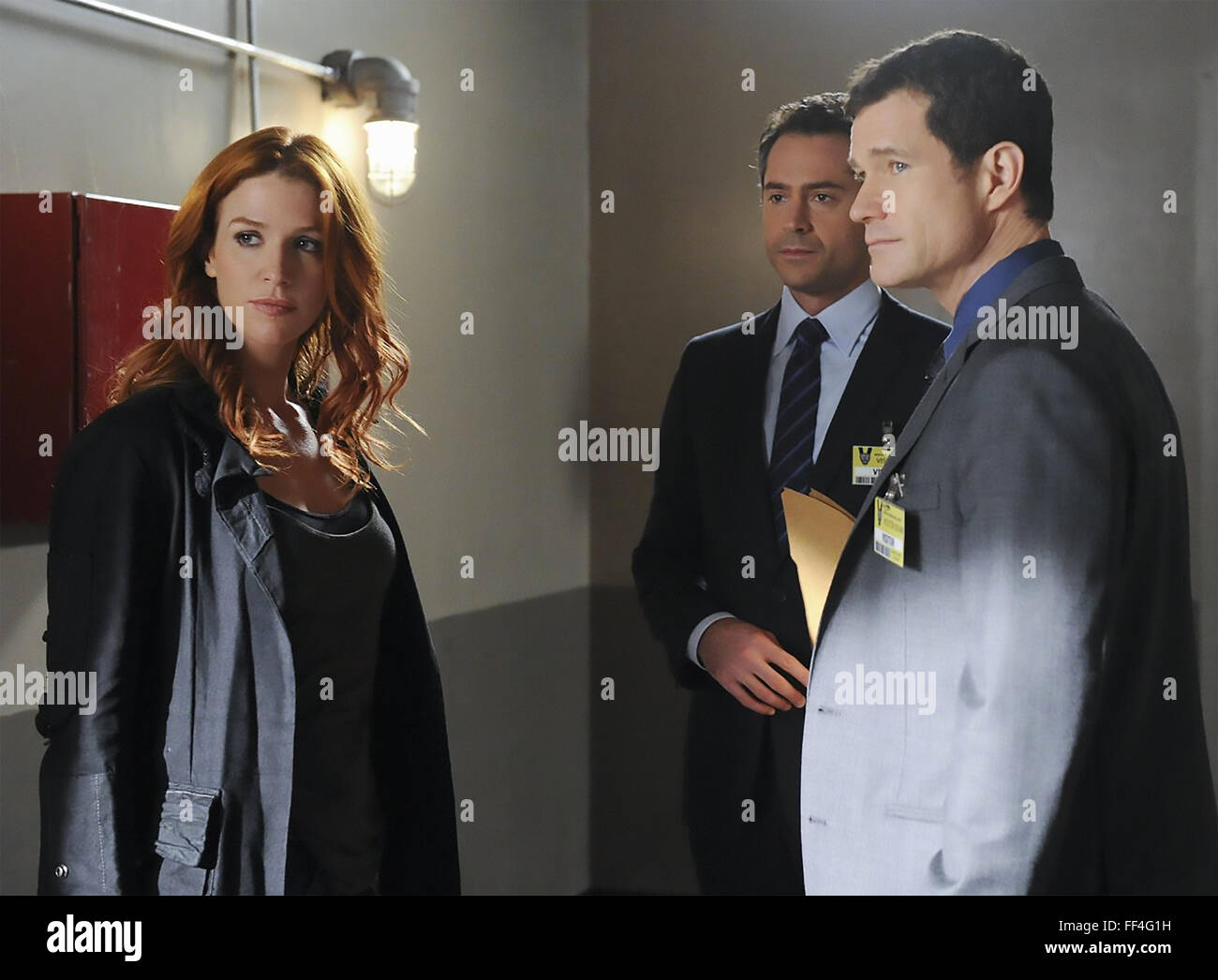 Indimenticabile CBS serie TV (2011-) con da sinistra Poppy Montgomery, Omar Metwally, Dylan Walsh Foto Stock