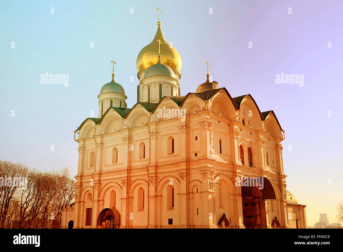 Chiese ortodosse nel Cremlino di Mosca in Russia Foto Stock