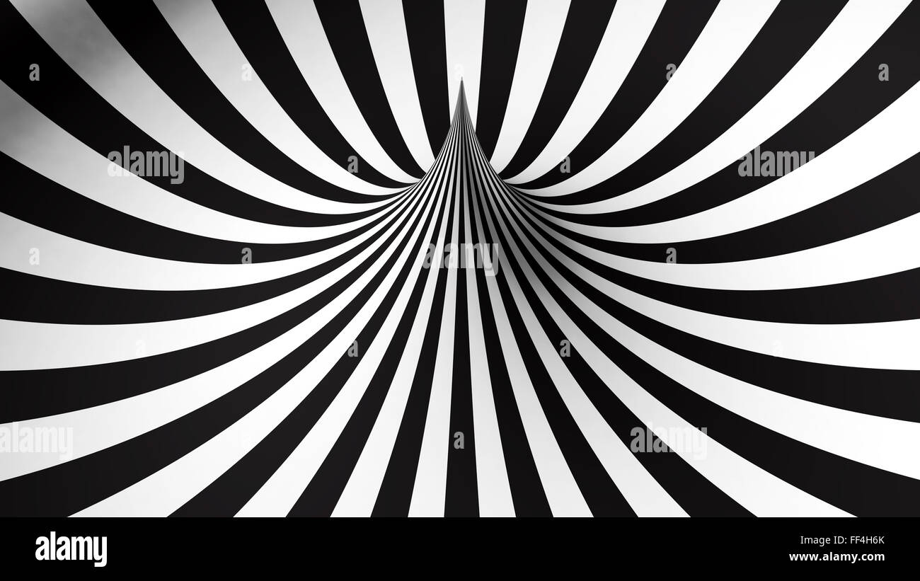 Abstract con sfondo bianco e nero forma geometrica Foto Stock
