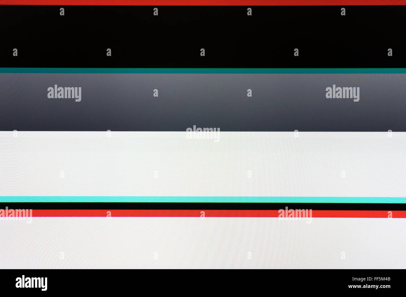 Schermo tv linee rumore statico, astrazione sfondo sfondo Foto Stock