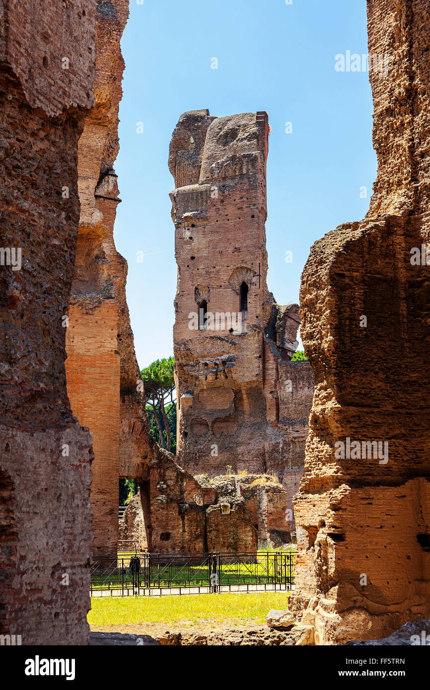 Terme di Caracalla Foto Stock