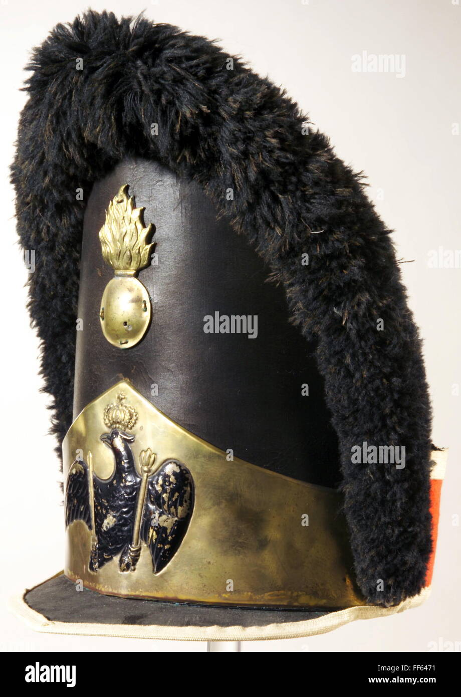 Militare, Prussia, uniformi, cappello da granadier, 1799 - 1809, diritti aggiuntivi-clearences-non disponibile Foto Stock