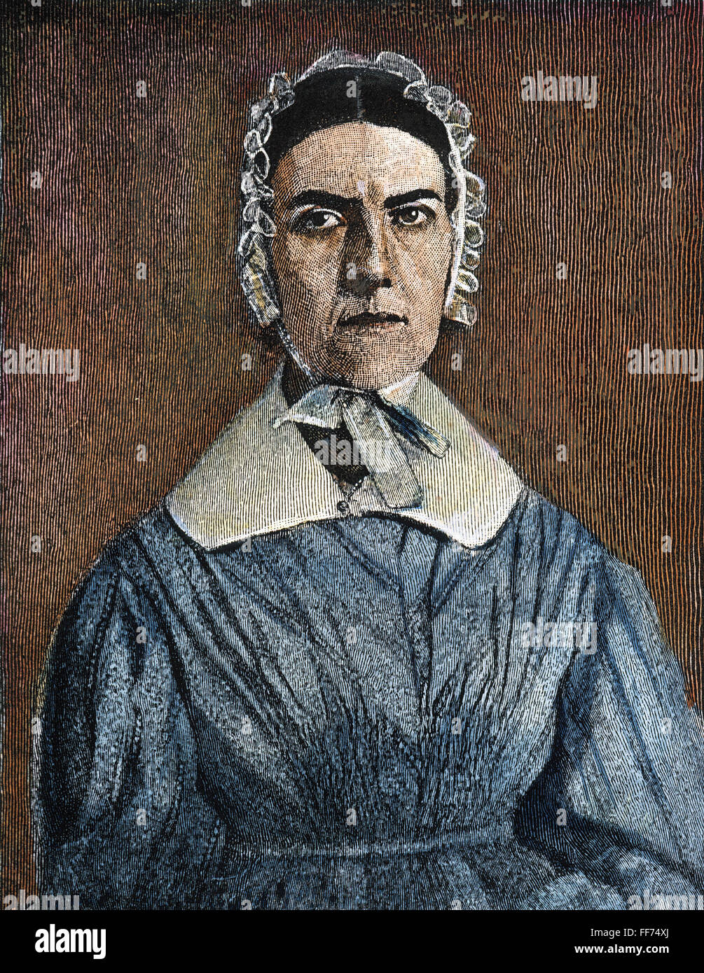 ANGELINA EMILY GRIMKE /n(1805-1879). American reformer e verità. Incisione del XIX secolo. Foto Stock