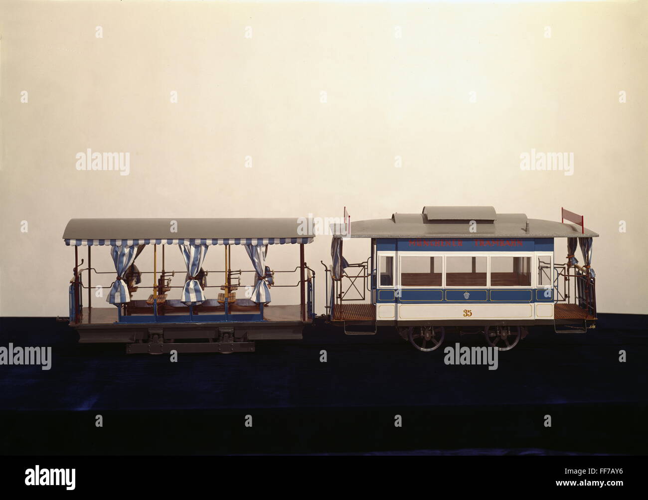Trasporti / trasporti, trasporti pubblici, tram, tram trainato da cavalli di Monaco, 1882, diritti aggiuntivi-clearences-non disponibile Foto Stock