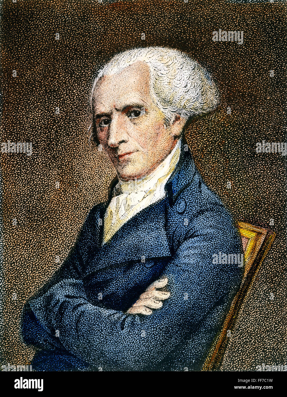 ELBRIDGE GERRY (1744-1814). /NAmerican statista. Imbianchini, incisione del XIX secolo, dopo un disegno, 1798 da John Vanderlyn. Foto Stock