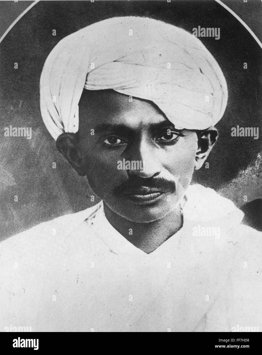 MOHANDAS GANDHI (1869-1948). /NIndian nazionalista e leader spirituale. Foto Stock