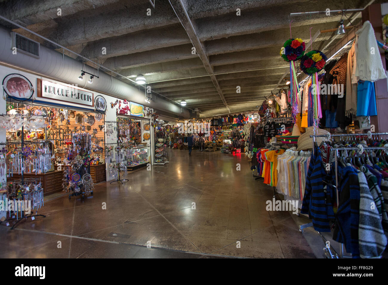 San Antonio Market Square Shopping interno Foto Stock