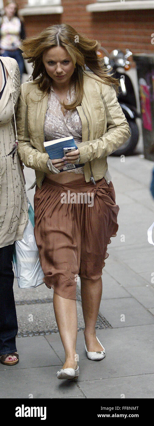 Geri Halliwell Spotted a islington London 3 foto (immagine di credito©Jack Ludlam) Foto Stock