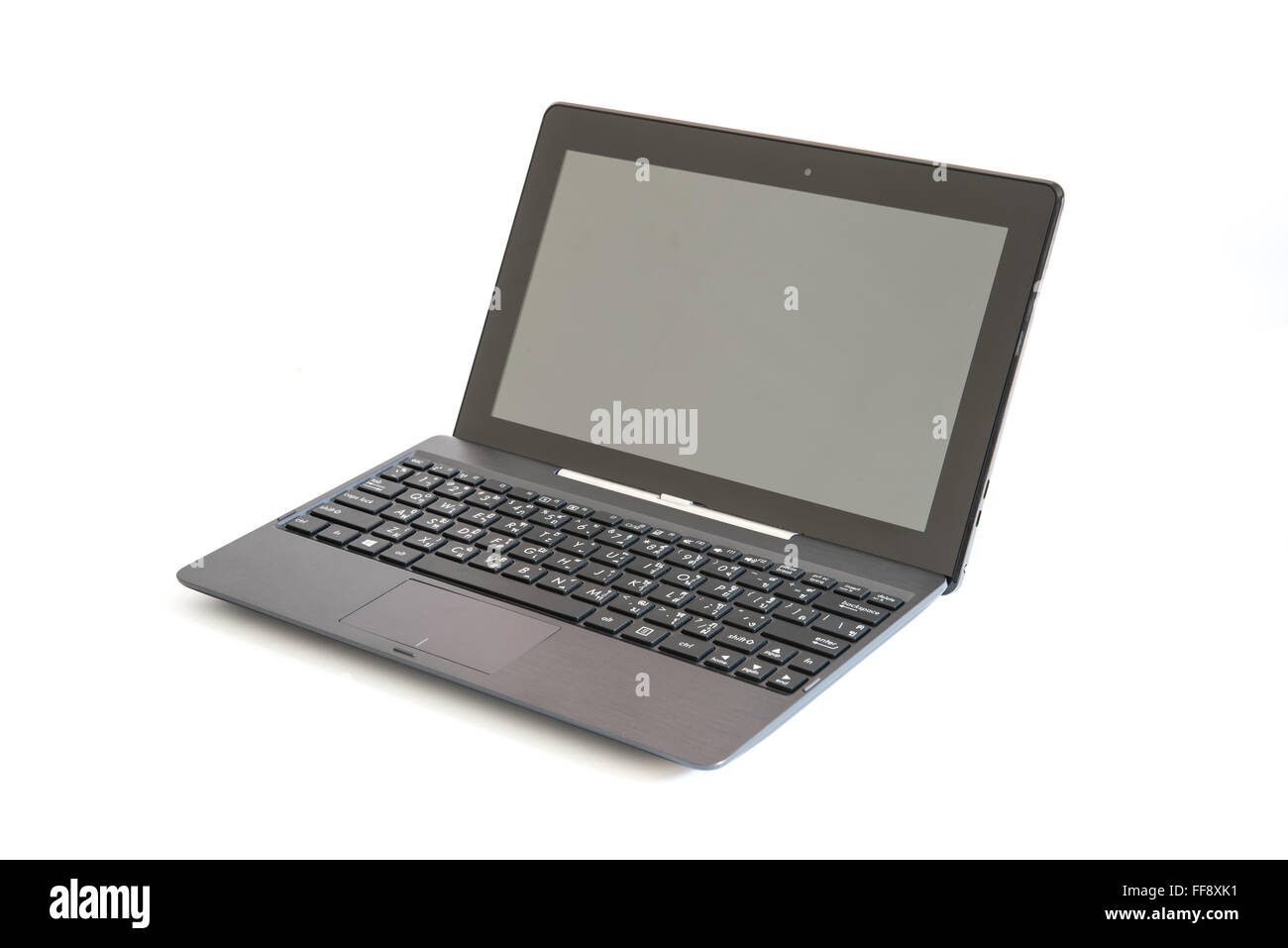Mini Notebook isolati su sfondo bianco Foto Stock