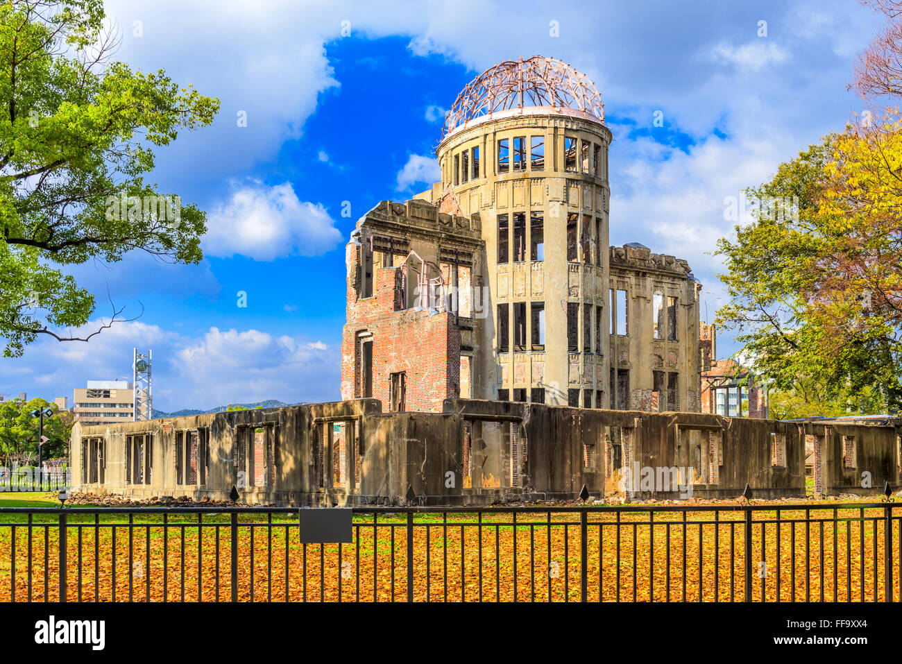 Hiroshima, Giappone alla Cupola della bomba atomica. Foto Stock