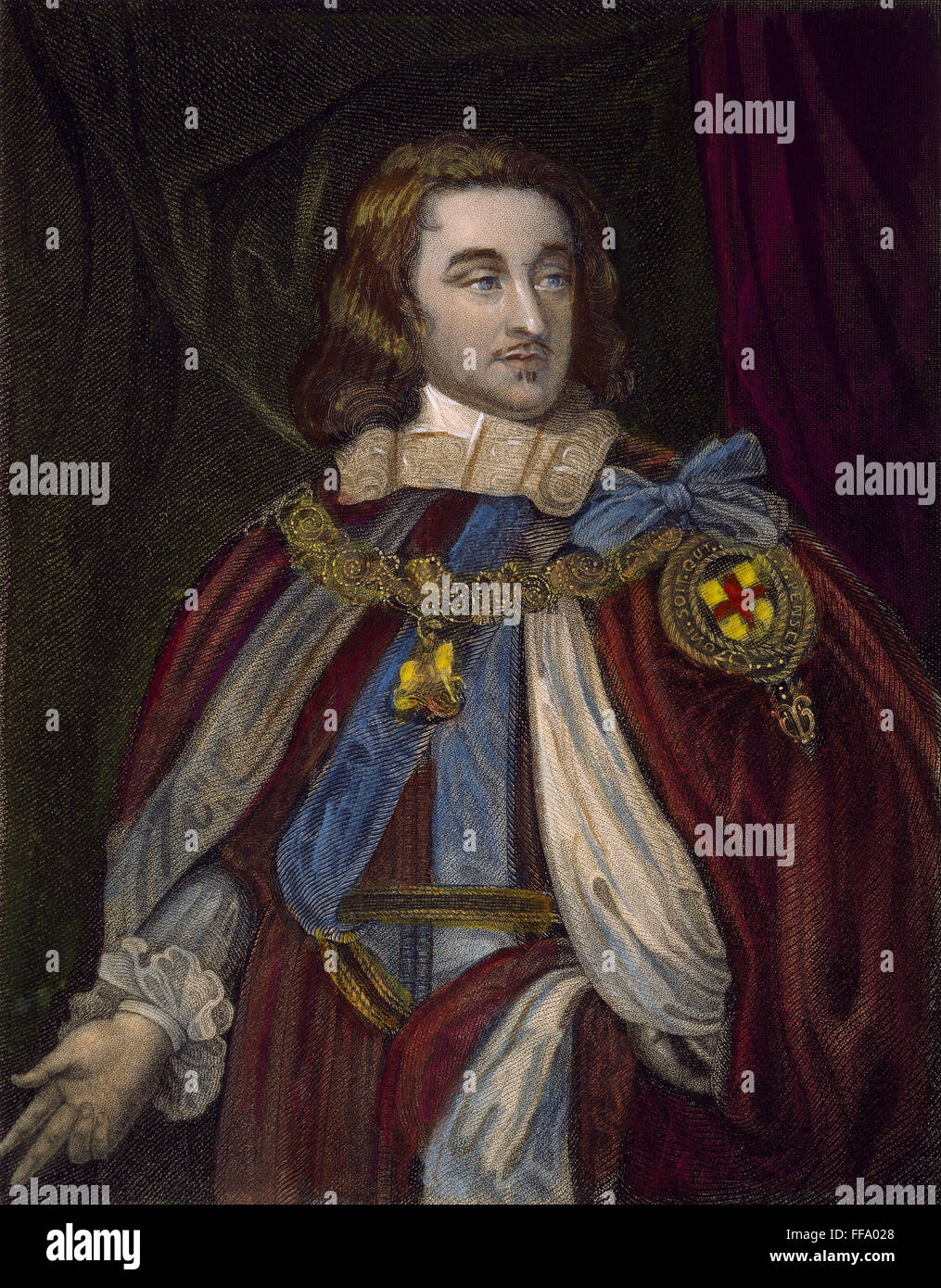 GEORGE MONCK (1608-1670). /N1O Duca di Albemarle. Soldato inglese. Incisione imbianchini, inglese, 1836, dopo un dipinto da Sir Peter Lely (1618-1680). Foto Stock