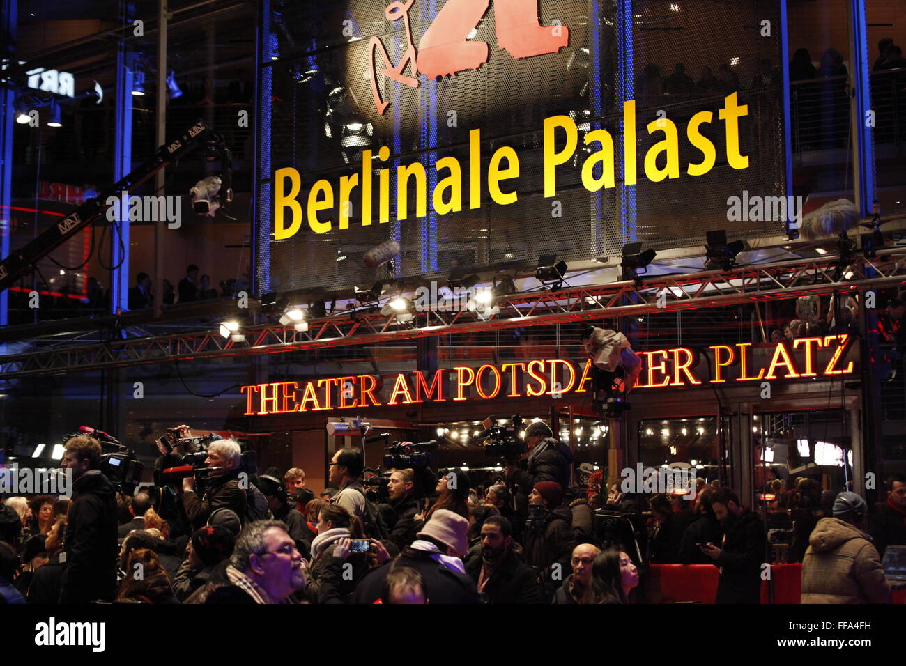 Premere i fotografi alla Berlinale 2016 Foto Stock