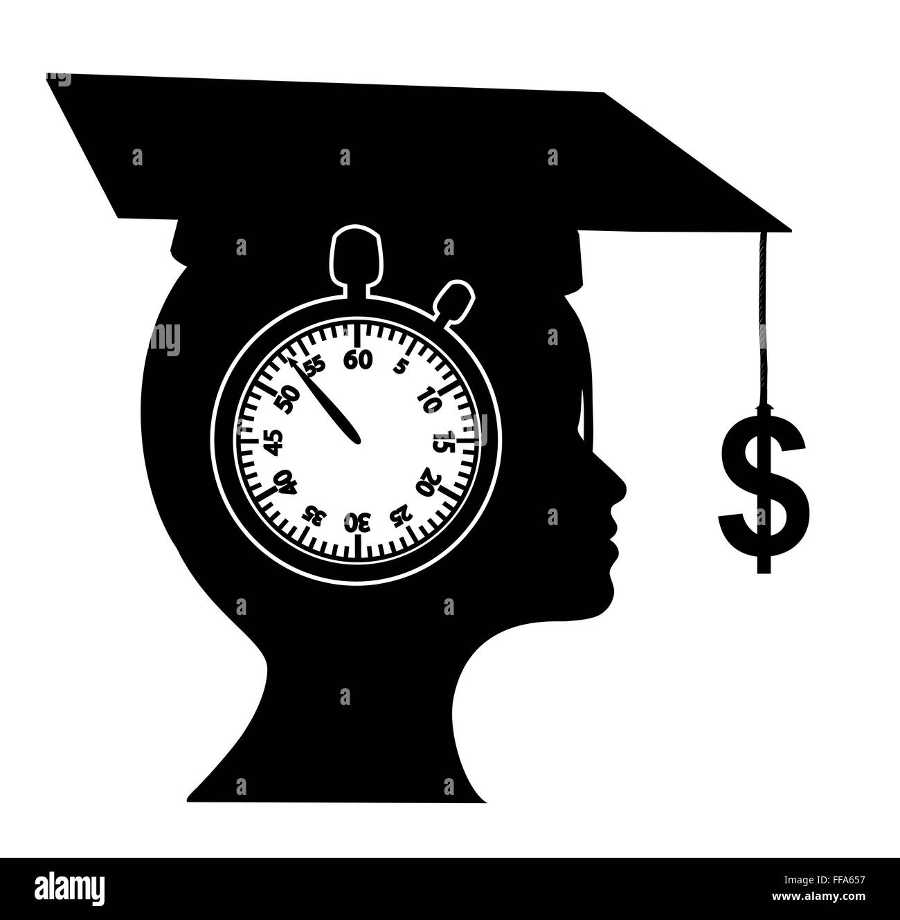 Sogno di ricchezze istantanea Foto Stock