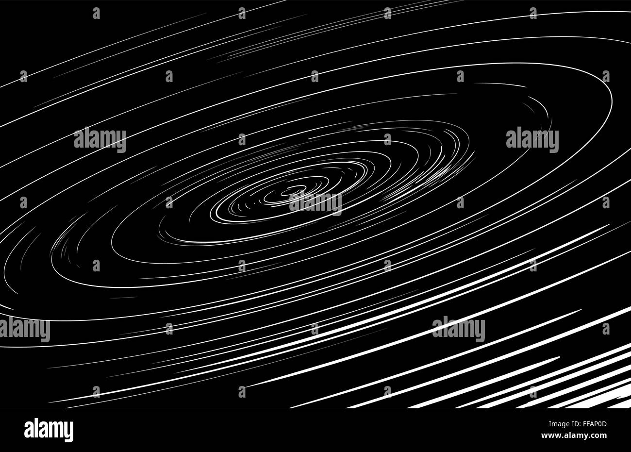 Abstract buco nero o la filatura idromassaggio illustrazione a spirale Illustrazione Vettoriale