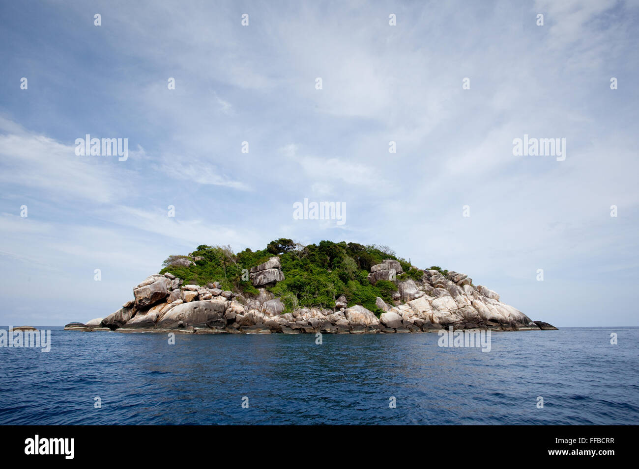 Isola disabitata vicino a Tioman, Malesia Foto Stock