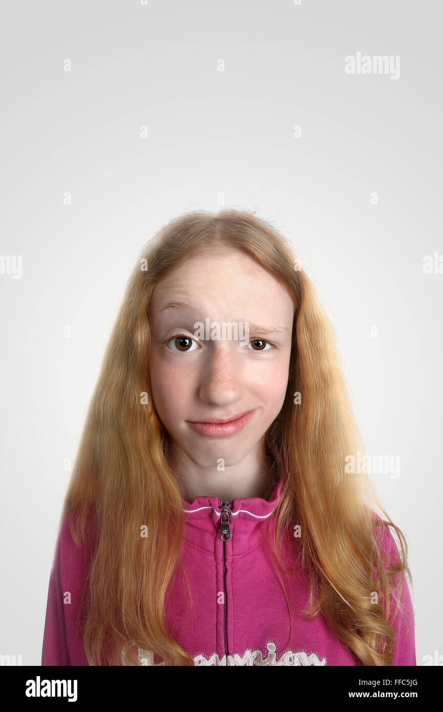 Funny ragazze ritratto Foto Stock